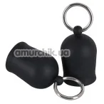 Вакуумные стимуляторы для сосков Black Velvets Nippel Sucker, черные - Фото №1