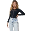 Боді Star Night Hook Buckles Bodysuit, чорне - Фото №4