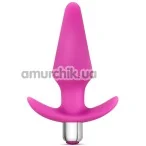 Анальна пробка з вібрацією Discover Vibrating Silicone Anal Plug, рожева - Фото №1