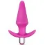 Анальная пробка с вибрацией Discover Vibrating Silicone Anal Plug, розовая - Фото №1