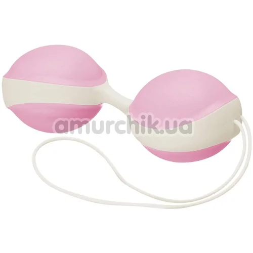 Вагинальные шарики Amor Gym Balls Duo, розово-белые