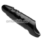 Насадка на пеніс Master Series XL Black Mamba Cock Sheath, чорна - Фото №1