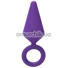 Анальная пробка MisSweet Candy Plug S, фиолетовая - Фото №1