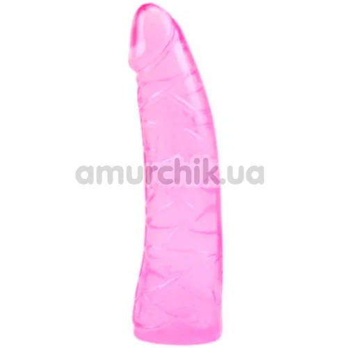 Фалоімітатор Hi Basic Teaser Jelly Dildo, рожевий - Фото №1