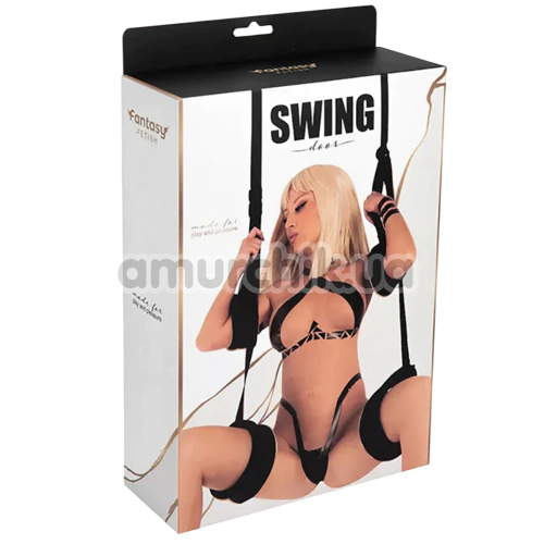 Секс-гойдалка Fantasy Fetish Swing Door, чорна