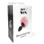 Анальна пробка з червоним хвостиком Art Of Sex Silicone Butt Plug Rabbit Tail M, чорна - Фото №4