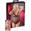 Боди Cotelli Collection Crotchless Peephole Body 640015, черное - Фото №5