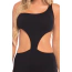 Комбінезон One Shoulder Cropped Catsuit, чорний - Фото №4