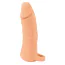 Мастурбатор-насадка Nature Skin 2 in 1 Extension + Masturbator M, тілесний - Фото №1