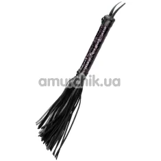 Флоггер Blaze Luxury Fetish Whip, фіолетовий - Фото №1