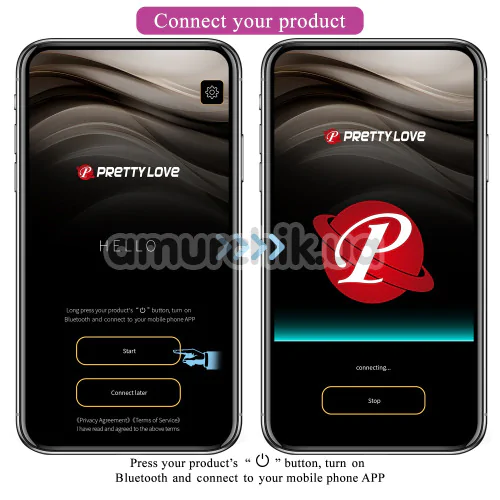 Вибратор Pretty Love Liam, фиолетовый