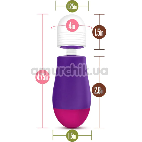 Универсальный вибромассажер Aria Vibra Wand, фиолетовый