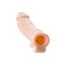 Насадка на пенис с вибрацией XLover Penis Extender 18.5 см, телесная - Фото №4