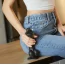 Фаллоимитатор Strap-On-Me Sliding Skin Realistic Dildo XL, черный - Фото №9
