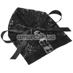 Маска Steamy Shades Lace Hood, чёрная - Фото №1