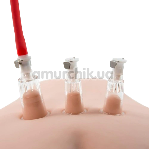 Вакуумная помпа для сосков Temptasia Nipple Squeeze Pump System, прозрачная