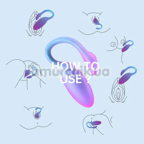 Вибратор Magic Motion Magic Flamingo Max, фиjлетовый