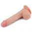 Фаллоимитатор Dual-Layered Silicone Nature Cock LV4003, телесный - Фото №2