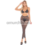 Комплект Tall Order 3-Piece Legging Set, чорний: легінси + бюстгальтер + трусики-стрінги - Фото №1