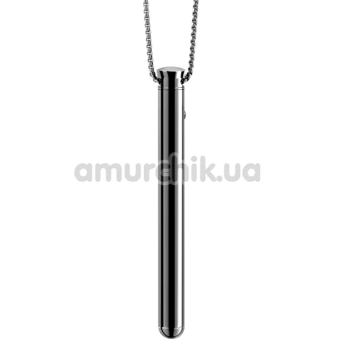 Клиторальный вибратор Le Wand Necklace Vibe, темно-серый - Фото №1