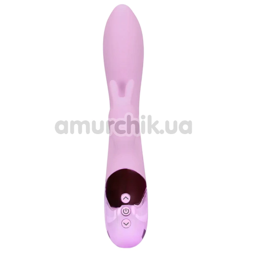 Вібратор Loveline Ultra Soft Silicone Rabbit Vibrator, бузковий
