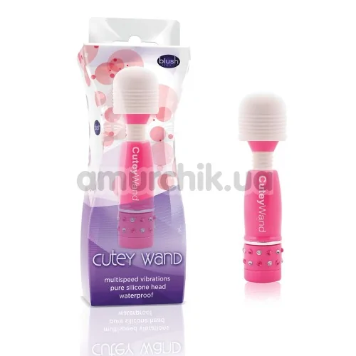 Кліторальний вібратор Cutey Wand, рожевий