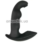 Вибростимулятор простаты Easy Toys Dynamic Duke Ribbed, черный - Фото №1