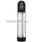 Вакуумная помпа Men's Play Automatic Penis Pump For Enlargement & Masturbator B13, прозрачная - Фото №1