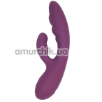 Вібратор Sweet Em Velvet Lure Flexi Bunny Vibrator, бордовий - Фото №1