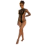 Боди Star Night Lace & Fishnet Bodysuit, черное - Фото №4