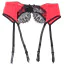 Комплект Star Night Tender Bow Mesh Garter Belt, червоний: пояс для панчіх + трусики-стрінги - Фото №11
