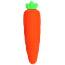 Симулятор орального секса для женщин с вибрацией Carrot Vibrator, оранжевый - Фото №3