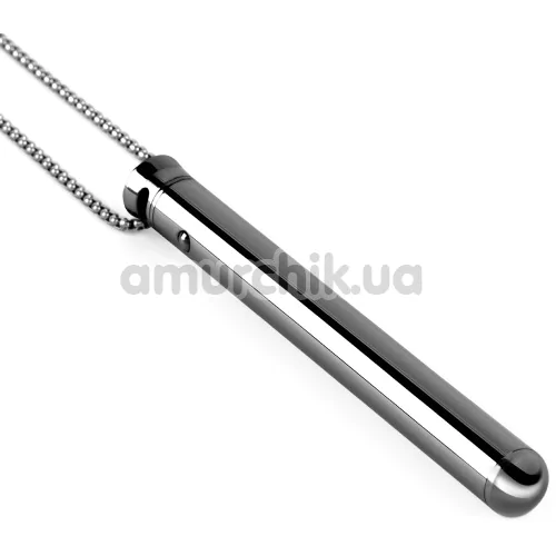 Клиторальный вибратор Le Wand Necklace Vibe, темно-серый