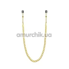 Затискачі для сосків Feral Feelings Nipple Clamps Chain Thin, золоті - Фото №1