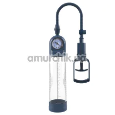 Вакуумна помпа Boners Penis Pump With Pressure Gauge, прозора - Фото №1