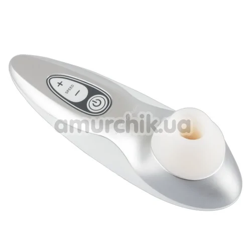 Симулятор орального сексу для жінок Womanizer Pro40, сірий