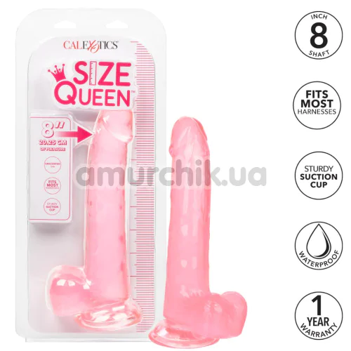 Фаллоимитатор Size Queen Dong 8, розовый