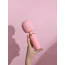 Универсальный вибромассажер Qingnan No.5 Powerful Mini Wand Massager, розовый - Фото №6