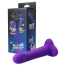 Вібратор для точки G Virgite Fantasy Dildos Vibrating Silicone Dildo Cute, фіолетовий - Фото №5
