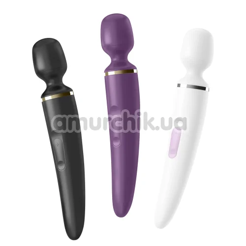 Универсальный вибромассажер Satisfyer Wand-er Woman, белый