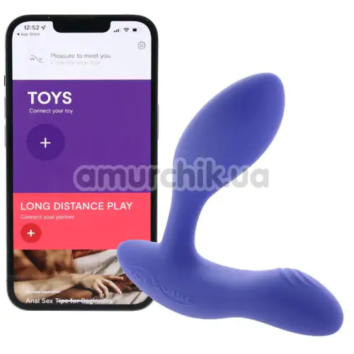 Вибростимулятор простаты We-Vibe Vector+ (ви вайб вектор+ синий)