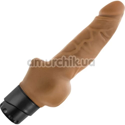 Вибратор Dr. Skin Cock Vibe 12, коричневый