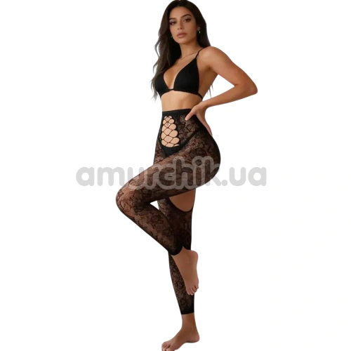 Колготки Star Night Open Lace Tights Leggings, черные