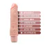 Вібратор Dr. Skin Silicone Dr. David 8, тілесний - Фото №8