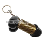 Брелок в виде пениса Roomfun Cock Keychain, черный - Фото №1