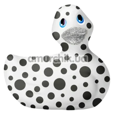 Клиторальный вибратор I Rub My Duckie Happiness, черно-белый - Фото №1