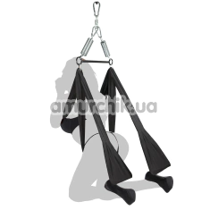 Секс-качели Whipsmart Yoga Pleasure Swing, черные - Фото №1