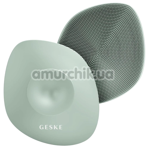 Щетка для тела Geske Body Brush 4 in 1 Suction Mount Metal, зеленая