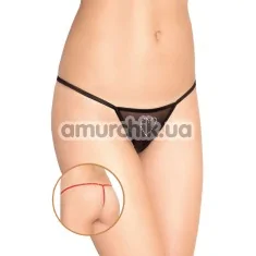 Трусики-стринги женские G-String черные (модель 2374) - Фото №1