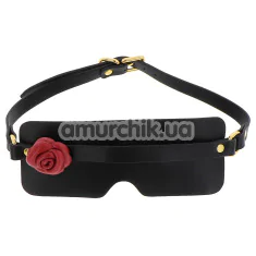 Маска на глаза Taboom Wild Roses Blindfold, черная - Фото №1